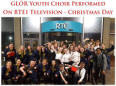 GLOR Youth Choir on RTE Television